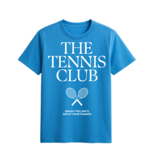 Green and White Sport Tennis Club T-Shirt