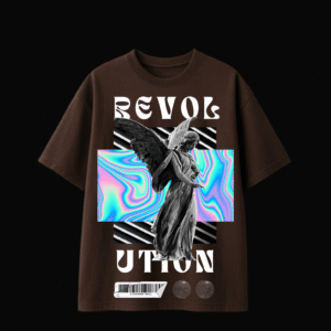 Black Hologram Angel T-Shirt